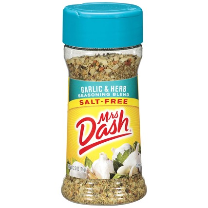 Mrs Dash Garlic and Herb Seasoning Salt Free 2.5oz (Lt Blue)